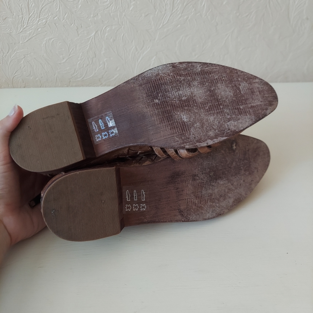 Bed Stu Las Cruces Huarache Flat woven leather 7 - Picture 8 of 9